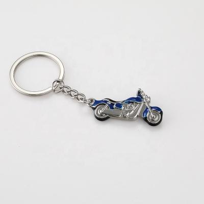 China High quality enamel metal llaveros gift hot sale motorcycle 3d key chain custom key indicator keychain for sale