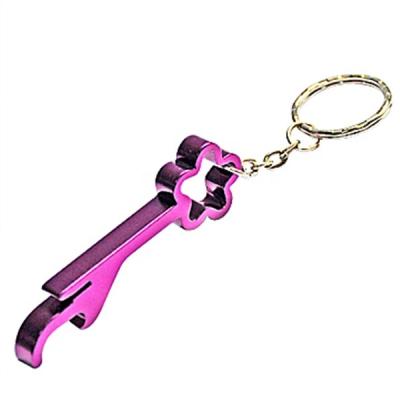 China Metal Promotional Gift Personalized Bottle Opener Flower Soccer Gun One Key Chain Key Ring for sale