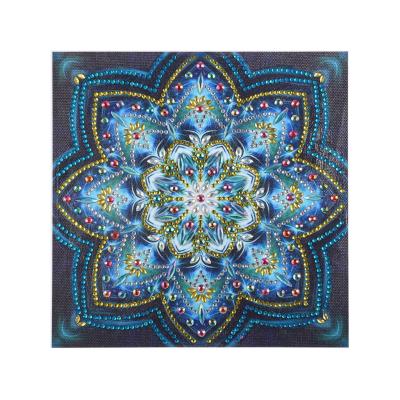 China Partful Mandala Diamond Art Painting Colorful Drill With Shaped Drill Decor Canvas Diamond Painting for sale