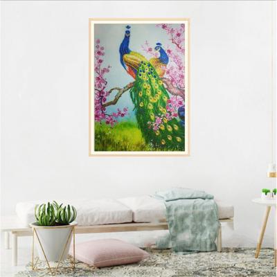 China Home Decorations.Gifts 5d diamond painting kit 30*40cm craft painting Crystal Home Decor for diamond painting peacock for sale