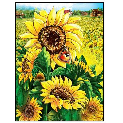 China Modern Custom Resin Home Decor Craft Painting DIY Diamond Painting Crystal Flower Kits for sale