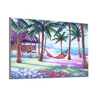 China Abstract Diamond Painting Ancient Beach and Seaside Diamond Painting Customizable 5d Diamond Painting H051 for sale