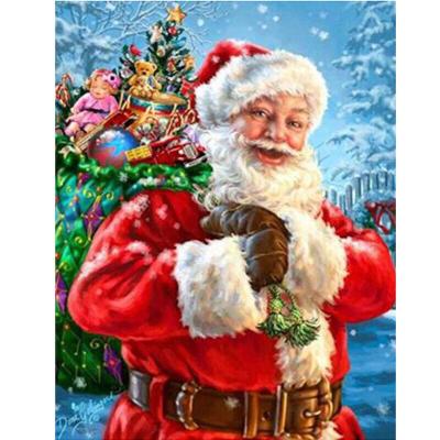 China Modern Custom Resin Home Decor Craft Painting DIY Crystal Diamond Christmas Painting Kits for sale