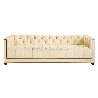 China Chesterfield Adjustable Modern High Quality Cheap Comfortable Wedding White Fabric Sofa Living Room Furniture (Others) for sale