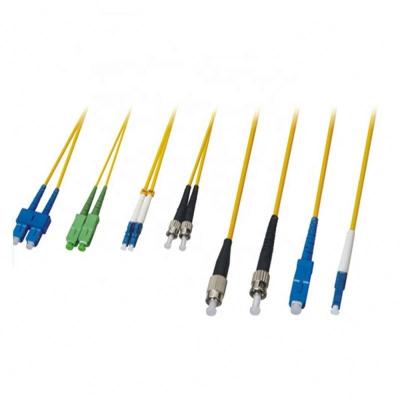 China Simplex/Duplex Cord SC/FC/LC/ST/MTRJ/MU/DIN UPC APC Connectorfiber optical singlemode/multimode telecommunication patch for sale