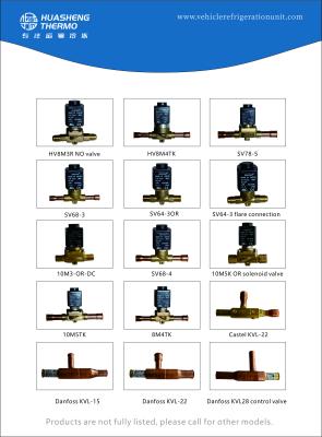 China Refrigerator Parts Valve Danfoss Solenoid Volve Flare Connection for sale