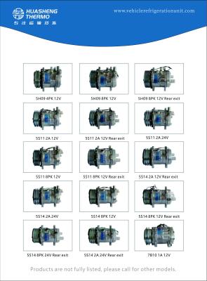 China Refrigerator Compressor Chiller Parts 12/24V zu verkaufen