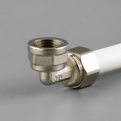 China High Quality Nickel Plated Brass Water Compression Fittings For Pex-Al-Pex Pipes Water Supply for sale