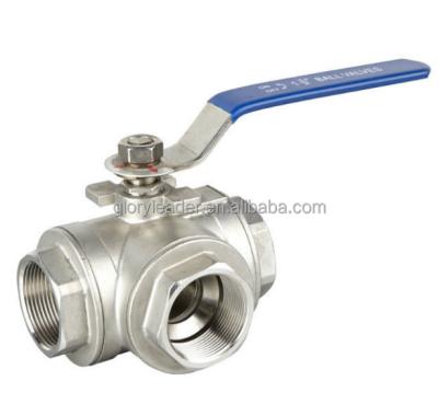 China High Quality Corrosion Resistant 3 Way Stainless Steel Ball Valve for sale