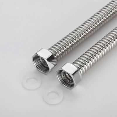 China Flexible Rubber Bronze Toilet Hose Shower Oil Bathroom Hose Extension Corrosion Resistant Accessory for sale