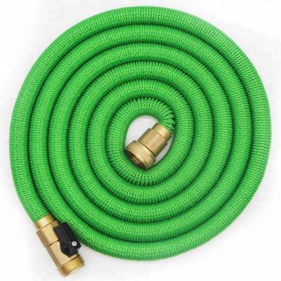 China 75ft Solid Brass Adjustable Connector Light Weight Expandable Garden Hose for sale