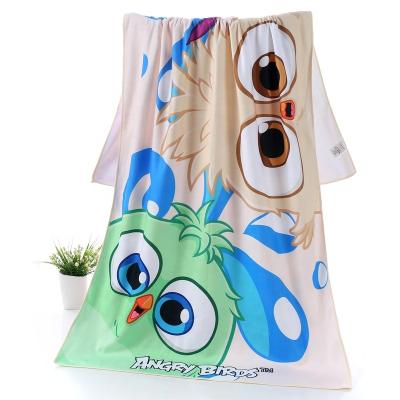 China Adult Proof Towel Beach Microfiber Lightweight Swimming Towel Oversized Safe For Children Sand for sale