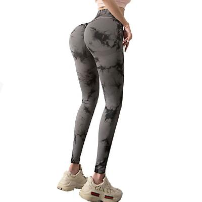 China Breathable Women's Seamless High Waisted Booty Gym Leggings Butt Crac! crack! gaiters for sale