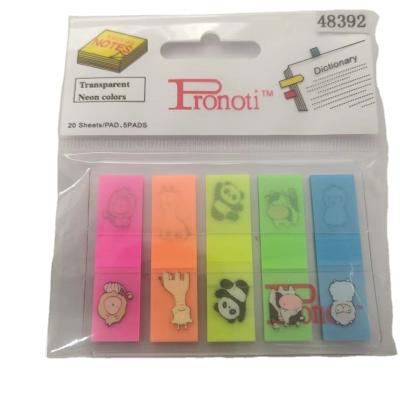 China Self Adhesive 5C Film Pagemarker in Refillable Sticky Notes for sale