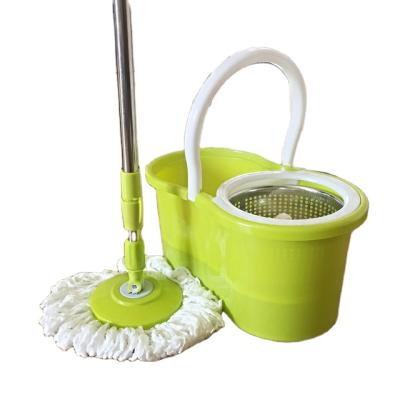 China Viable Microfiber 360 Floor Clean Mop Kit Rotating Bucket for sale