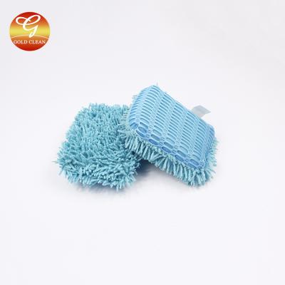 China Super Absorbent Microfiber Premium Chenille Wash And Wax Car Wash Station Cleaning Gloves For Car Window Cleaning for sale