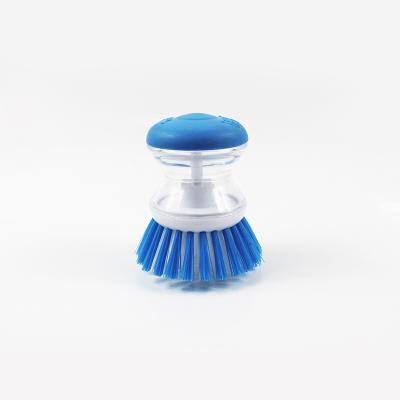 China Viable Competitive Price Plastic Palm Scrub Pot Dish Brush for sale