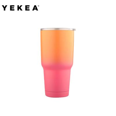 China YEKEA Durable Double Wall 30 oz Stainless Steel Vacuum Insulated Travel Car Coffee Wholesale Tumbler for sale