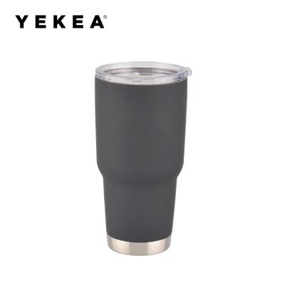 China Sustainable 30 oz Custom Printed Double Wall Vacuum Insulated Stainless Steel Tumbler Thermal Mug for sale