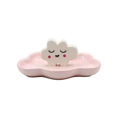 China Quality Price Appropriate Cloud Ice Cream Jewelery Stocked Ceramic Tray Guaranteed for sale