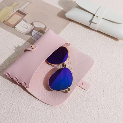 China Custom Logo Leather Eyeglasses Case Leather Set Shade Sunglasses Packaging Boxes Case for sale