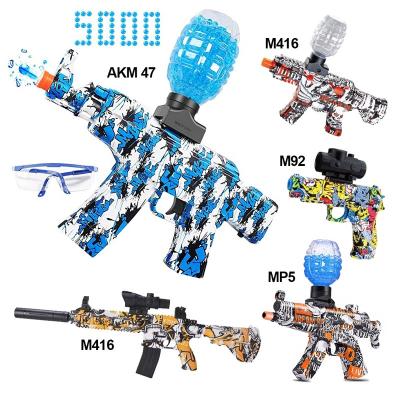 China 2022 Outdoor AK47 MP5 M416 Water Bead Splat Gun Game Toy Airsoft Splat Freeze Ball Gun Blaster Outdoor Electric Rifle Pistol For Boys Kids for sale