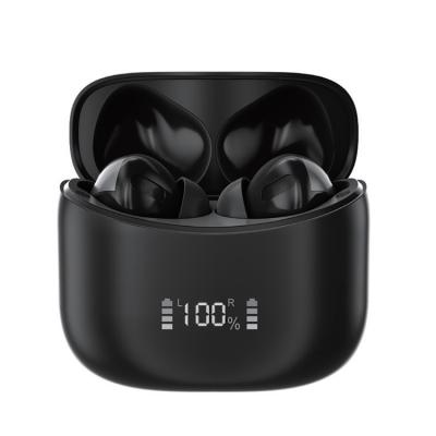 China LED Digital Display Radio 5.0 Earphone 400mAh IPX5 Noise Canceling Earphone Earbuds TWS Touch Wireless Earphone for sale