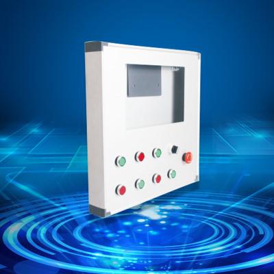 China 210mm Electrical Operator Interface Enclosures Box With Rear Door for sale