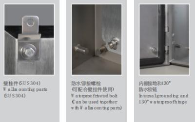 China Galvanized Surface Treatment Control Panel Cabinet IP56 Protection for sale