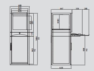 China Anti Corrosive Network Cable Storage Cabinet , Rack Mount Locking Server Cabinet for sale