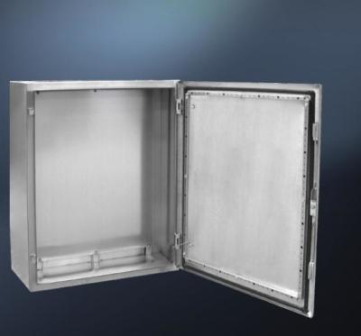 China Luxury Stainless Steel Electrical Enclosures , Waterproof Vertical Metal Control Box for sale