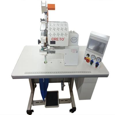 China Garment Shops CRETO-SH-702 Curved Linear Wheel Exposed Lace Cutting Budding Machine for sale