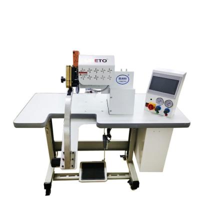 China Garment Shops High Arm CRETO-SH-602 With Long Sticky Roller Arm Hemming Bonding Machine for sale