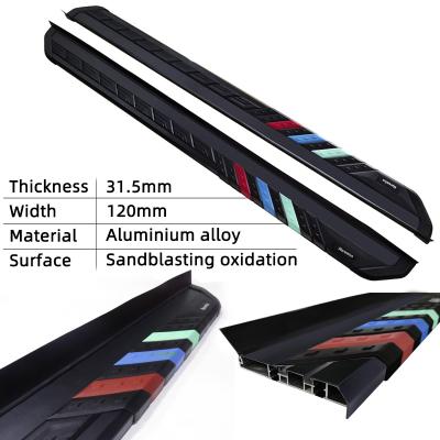 China Hot Selling Aluminum Alloy Parts Car Running Panels Auto Refit Accessory Side Step for chery tiggo 8 2020 for sale