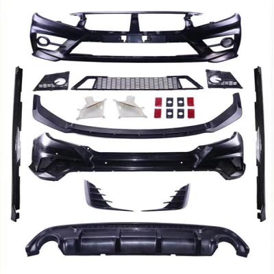 China High Quality PP ABS Factory PP Body Bumper Kits For Honda Civic Yofer FC- 450 2016-2018 for sale