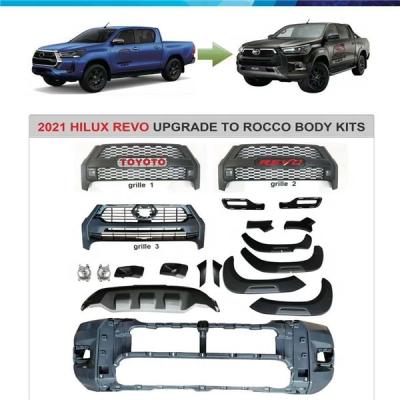 China ABS Body Kits For Hilux Revo Upgrade 2021 To Rocco for sale