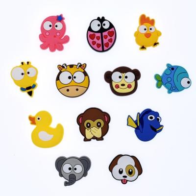 China Cute Hobble Charm Shoe Decorations PVC Shoe Charms Hot Sale Kawaii Dogs Duck Clog Animal For Kids Shoe Customized As Picture 100 Pcs for sale