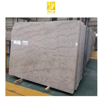 China Modern BOTON STONE Cloudy White Mable Stone Floor Tile Marble Floor Tile for sale