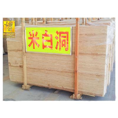 China Wholesale Modern Beige Travertine Marble Floor Tile Price From China for sale