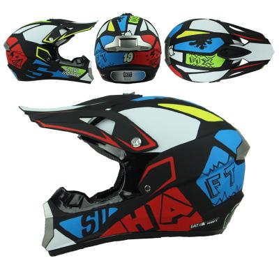 China PP/Plastic off road helmets motorcycle accessories helmets fullface motorcycle unique carbon fiber open CUSTOMIZED type material for sale