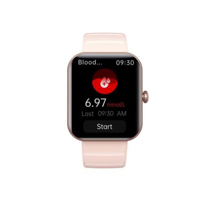 China Smart watch with weather display ,support 50 kinds of sports ,heart rate blood oxygen blood sugar functions watch for sale