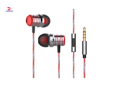 China Impedance 16Ω with Metal Mircophone TPE Material HZD1811E and ring off  playing  stop and  volume control earphone for sale