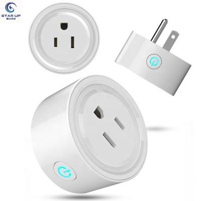 China Smart Life Amazon Alexa Google WiFi USA Wireless Mini WiFi Smart Plug Socket Residential/Multipurpose US Standard for sale