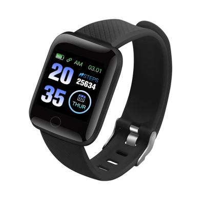 China Touch Screen 116 Plus Smart Watch Wristband Sports Fitness Wristband Band Blood Pressure Measurement Watches Pedometer Smart Watch for sale