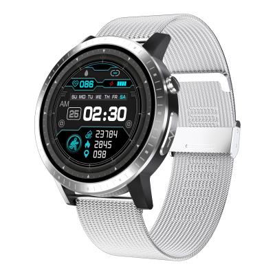 China Touch screen round touch screen men and women sport blood pressure monitor amoled ecg smart luxury ppg wristband spo2 smart watch for sale