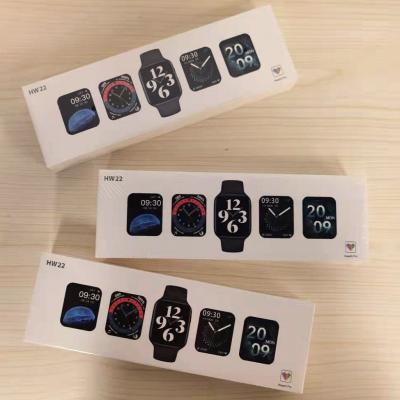 China Hw22 iwo 13 app w7 seri 6 generation wearfit games Hw22 design 2021 new MP3 playback smart watch pro for sale