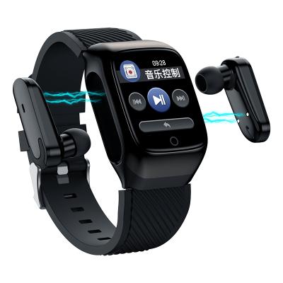 China TWS (True Wireless Stereo) S300 2 in 1 Sport Smart Wristband with Radio in Ear Earphone Heart Rate Blood Pressure Smart Watch Headset for sale