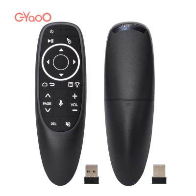 China VCRs G10S G10S Audio/Air Backlit Backlit Mouse with USB 2.4GHz Wireless Voice Control Air Fly Mouse Remote Control for sale