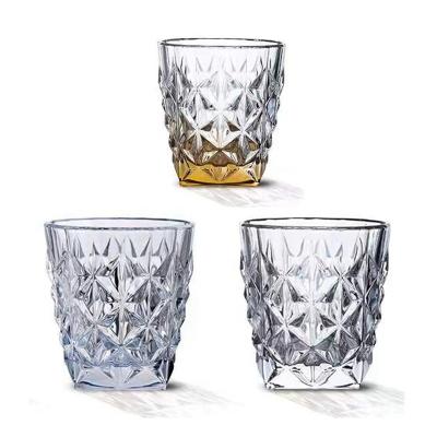 China Inventory 315ml 11oz New Arrival Glass Mugs Mug Whiskey Glass Irregular Mug for sale