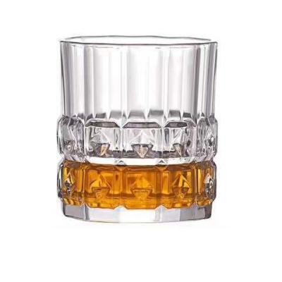 China Wholesale Inventory 230ml Cheap Whiskey Glass Wine Glass Shot Glasses Whiskey Glass for sale